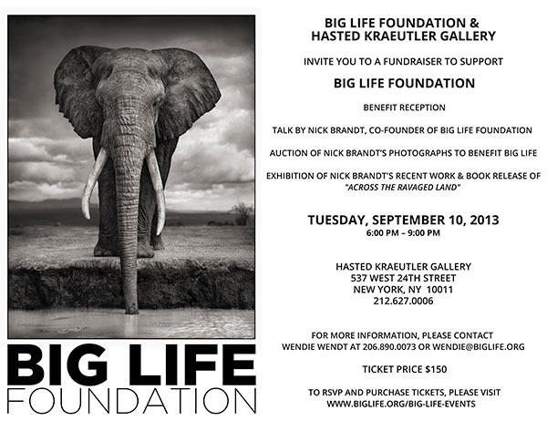 130714 1 1 Big Life Foundation NYC Fundraiser September 10 2013