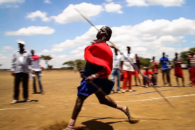 Maasai Olympics in the WSJ