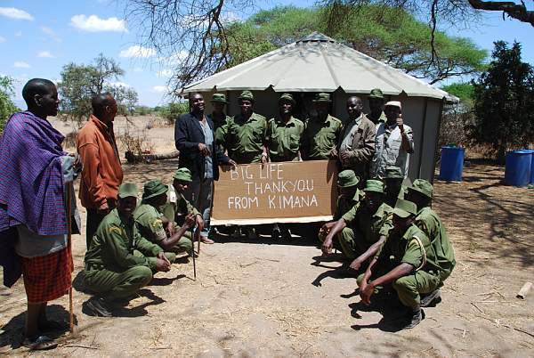 101030 1 2 Inauguration of First Big Life Anti Poaching Camp at Kimana in Amboseli October 17 2010