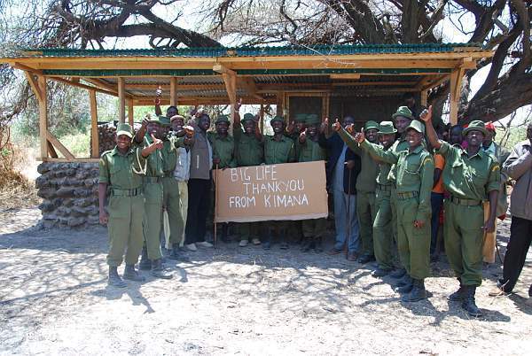 101030 1 3 Inauguration of First Big Life Anti Poaching Camp at Kimana in Amboseli October 17 2010