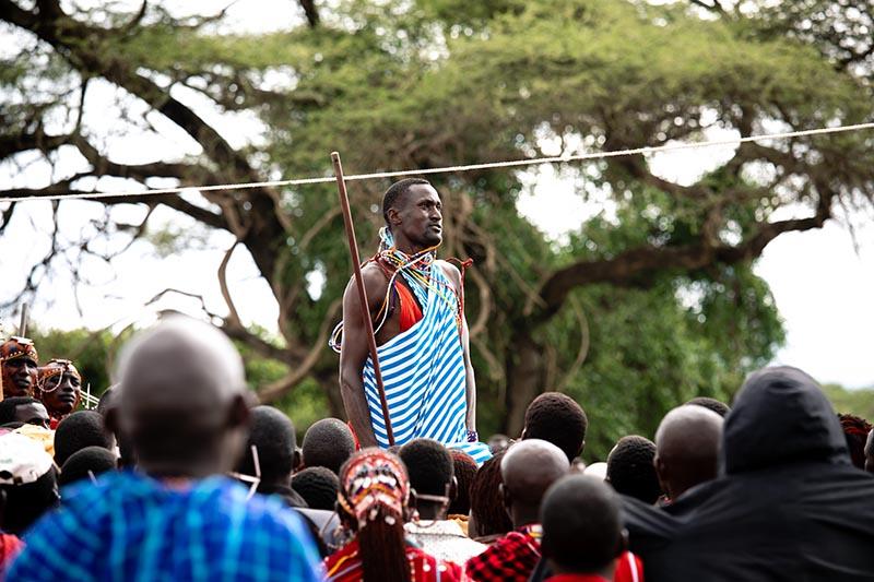 191021 maasai warrior competes in the massai olympics